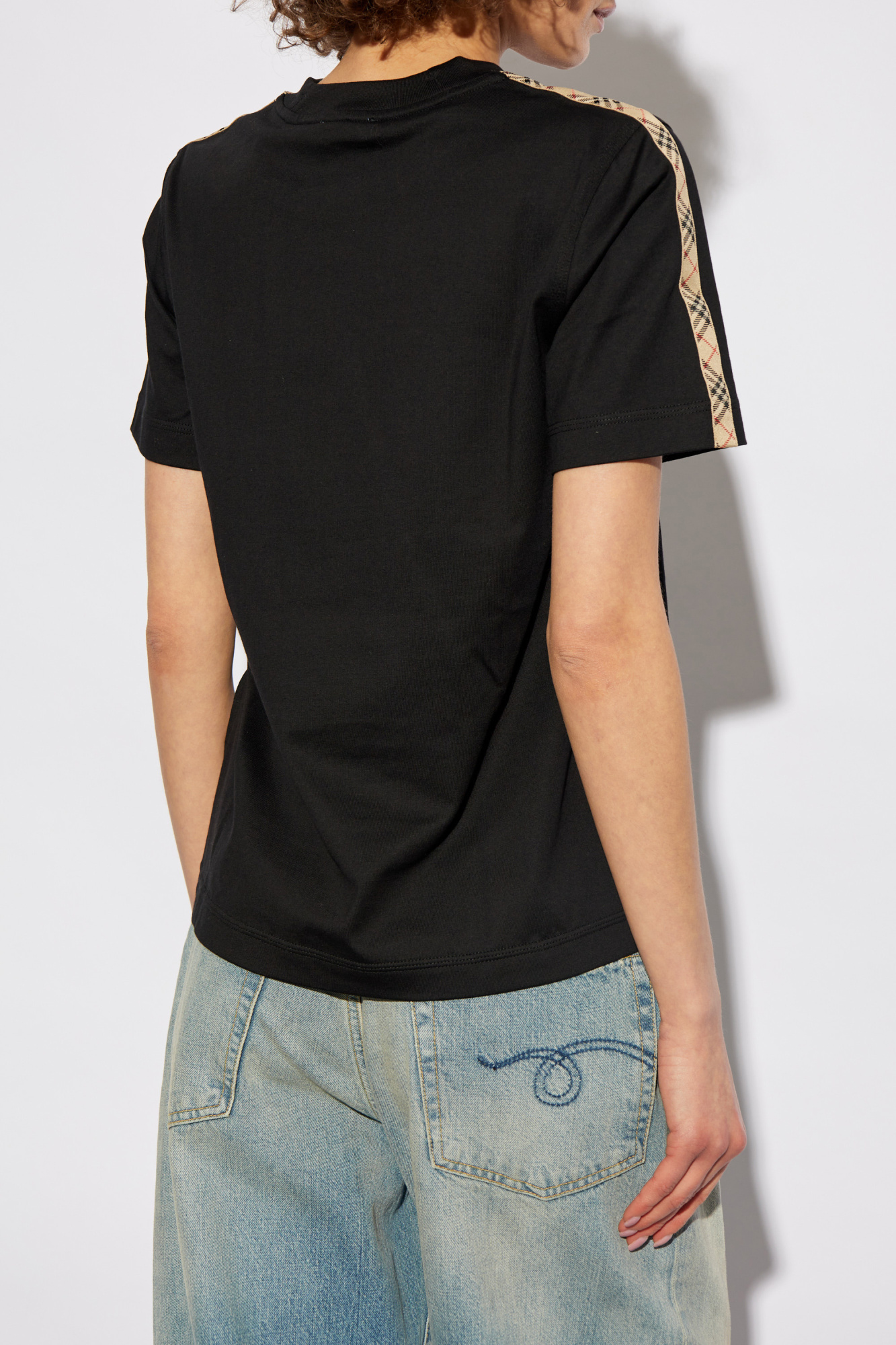 Burberry T-shirt with embroidered logo | Women's | Vitkac